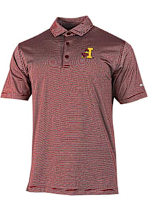 Columbia Iowa State Cyclones Mens Cardinal Vault Drive Short Sleeve Polo
