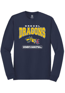 Mens Drexel Dragons Navy Blue Summit Sportswear Womens Basketball Tee