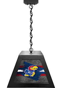 Kansas Jayhawks Pendant Black Billiard Lamp