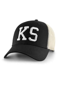 Kansas 2T Dirty Meshback Adjustable Hat - Black