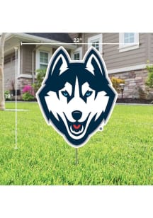 UConn Huskies Mascot Yard Sign - Navy Blue