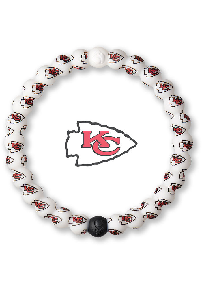 Kansas City Chiefs Repeat Logo Mens Bracelet