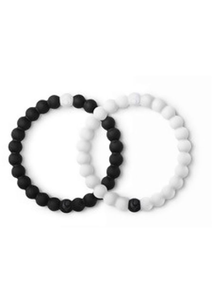 Black and White 2 Pack Lokai Bracelet