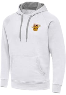 Antigua Detroit City FC Mens White Victory Long Sleeve Hoodie