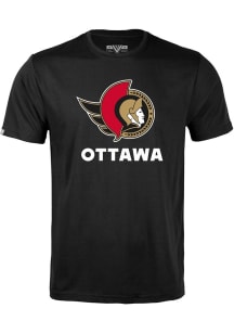 Levelwear Ottawa Senators Black Richmond Home Turf Short Sleeve T Shirt