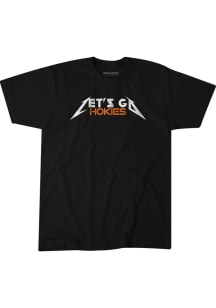 VA TECH M BLACK Lets Go Hokies SS FASH