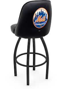New York Mets Padded Swivel Pub Stool - Black