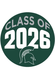 Green Michigan State Spartans 3&quot; Class of 2026 Button