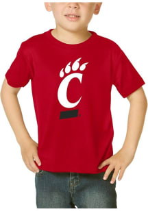 Toddler Red Cincinnati Bearcats Primary Logo Short Sleeve T-Shirt