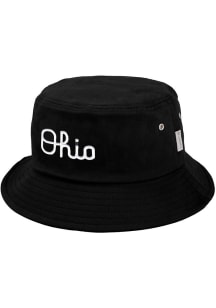Ohio State Buckeyes LogoFit Daytona Mens Bucket Hat - Black