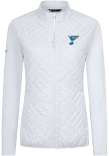 Levelwear St Louis Blues Womens White Explorer Medium Weight Jacket