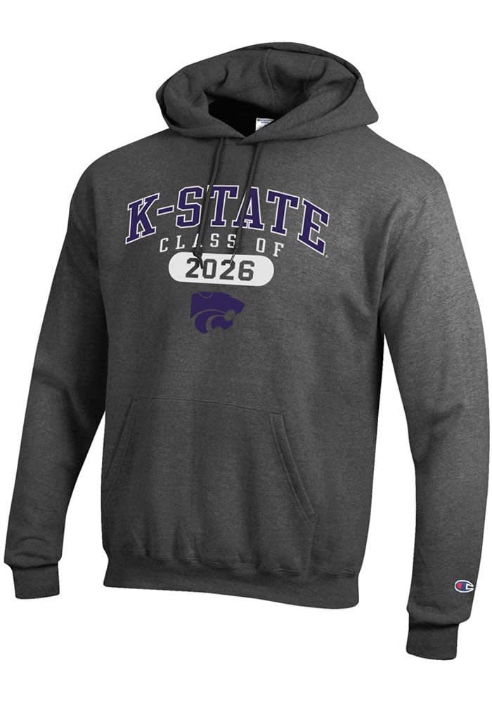 Champion Mens CHARCOAL K-State Wildcats Class of 2026