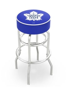Toronto Maple Leafs Double-Ring Swivel Pub Stool - Black