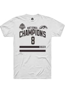 Zach Nehring Rally Mens White Western Michigan Broncos NIL 2025 National Champions Shirzee Player..