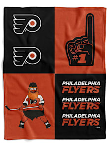 Philadelphia Flyers Domino Swaddle Baby Blanket