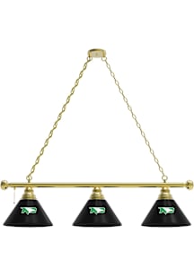 North Dakota Fighting Hawks 3 Shade Gold Billiard Lamp