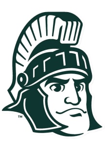 Green Michigan State Spartans Mascot Decal
