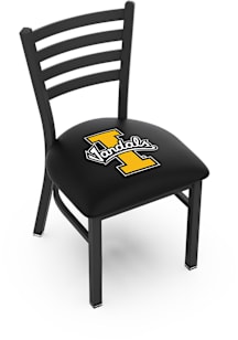 Idaho Vandals Stationary Black Wrinkle Finish Pub Stool - Black