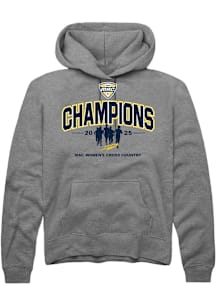 Summit Sportswear Toledo Rockets Mens Graphite 2025 MAC Womens Cross Country Champions Stack Long..