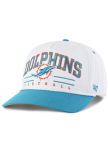 47 Miami Dolphins Roscoe Hitch Adjustable Hat - White