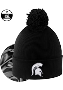 LogoFit Michigan State Spartans Black Monroe Womens Knit Hat