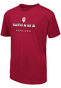 Colosseum Indiana Hoosiers Youth Red Wordmark Short Sleeve T-Shirt