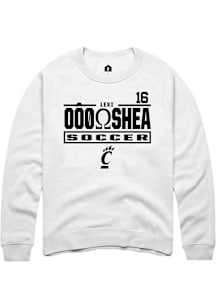 Lexi O’Shea Cincinnati Bearcats Mens White NIL Stacked Box Player Crew