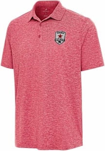 Antigua Sacramento Republic FC Mens Red Par 3 Short Sleeve Polo