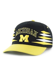 47 Michigan Wolverines Diamond Cut Hitch Adjustable Hat - Black