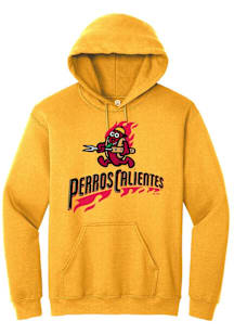 Summit Sportswear Akron RubberDucks Mens Gold Primary Copa Long Sleeve Hoodie