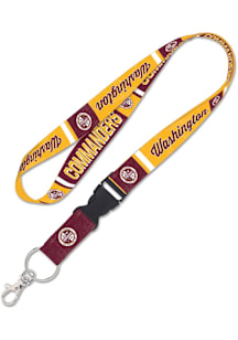 Washington Commanders Retro Detachable Lanyard - Burgundy