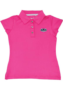 Florida Atlantic Owls Toddler Pink Brighton Short Sleeve Polo Shirt