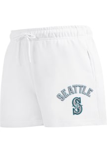 Pro Standard Seattle Mariners Womens White Classic Shorts