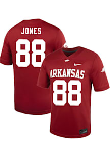Rohan Jones  Nike Arkansas Razorbacks Crimson Football NIL Game Football Jersey