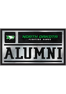 North Dakota Fighting Hawks Alumni Hanging Back Bar Mirror