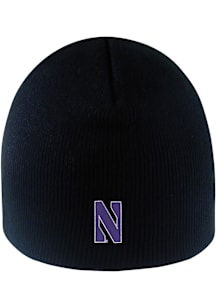 LogoFit Northwestern Wildcats Black Everest Mens Knit Hat