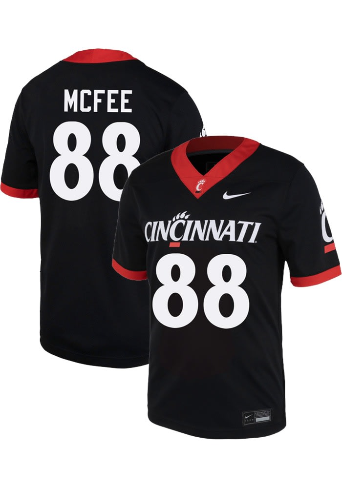 Cd Mcfee Mens BLACK Cincinnati Bearcats NIL Game Football