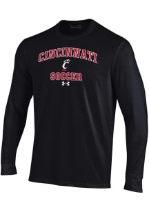Mens Cincinnati Bearcats Black Under Armour Soccer Performance Tee