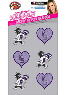 Lavender K-State Wildcats 6pk Fandazzler Tattoo