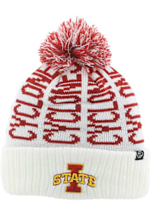 Zephyr Iowa State Cyclones Pinnacle Nova Adjustable Hat - White