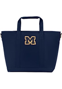 Michigan Wolverines Navy Blue Large Tote