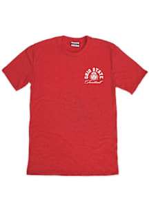 Ohio State Buckeyes Youth Red Football Brutus Short Sleeve T-Shirt