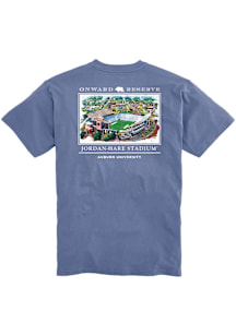 Onward Reserve Auburn Tigers White Jordan-Hare Stadium Short Sleeve T Shirt