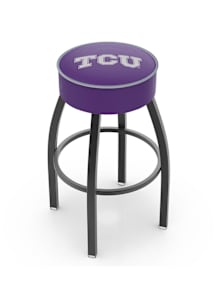 TCU Horned Frogs Swivel Pub Stool - Black