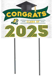 Northern Michigan Wildcats KH Sports Fan 18x24 Yard Sign with Stakes Class of 2025 Yard Sign - Whi..