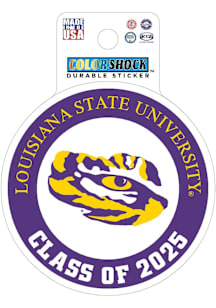 LSU Tigers Class of 2025 Durable Stickers - Purple