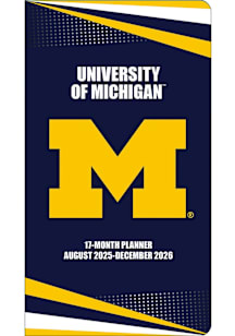 Michigan Wolverines 17 Month Pocket Planner Calendar