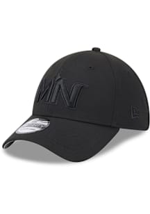 New Era Minnesota Twins Mens Black City Connect Alternate 39THIRTY Flex Hat