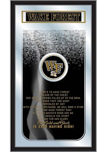 Wake Forest Demon Deacons Fight Song Hanging Back Bar Mirror