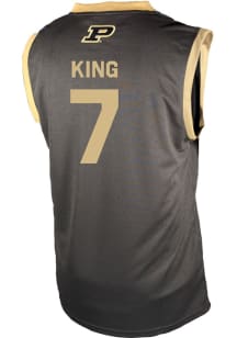 Samuel King Mens Black Purdue Boilermakers NIL Basketball Basketball Jersey